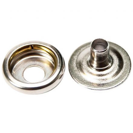 Paslanmaz 10 mm. çıt-çıt seti (Dişi)