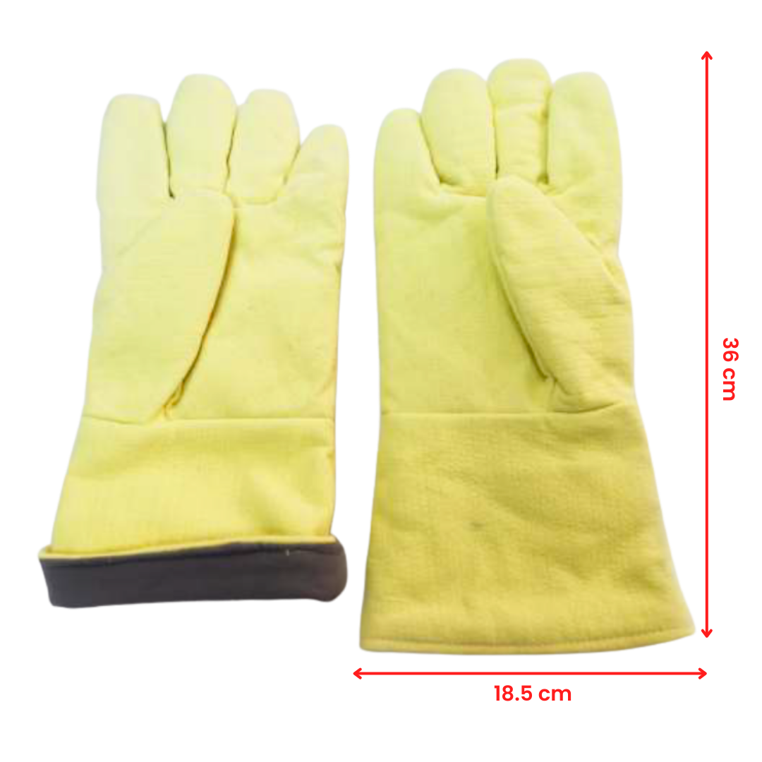 ESD Heat Resistant Gloves - Yellow