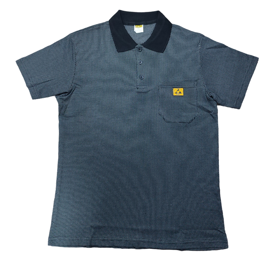 Antistatik Polo T-shirt Siyah